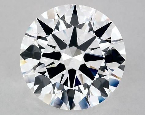 GIA 5.03 Carat E-VS2 Excellent Cut Round Lab-Grown Diamond