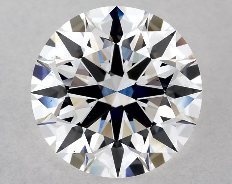 GIA 1.58 Carat E-VS2 Excellent Cut Round Lab-Grown Diamond