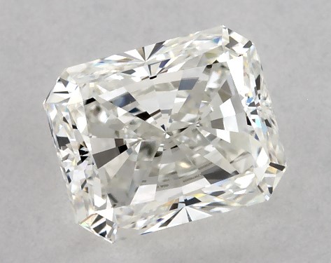 GIA 1.00 Carat H-VVS2 Ideal Cut Radiant Diamond
