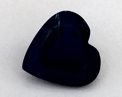 3.28 Carat Heart Natural Blue Sapphire