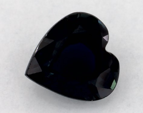 2.11 Carat Heart Natural Blue Sapphire