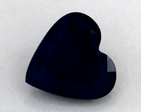 2.11 Carat Heart Natural Blue Sapphire