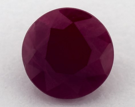 2.09 Carat Round Natural Ruby