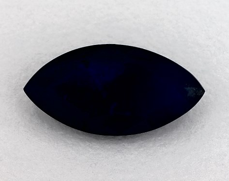 2.06 Carat Marquise Natural Blue Sapphire