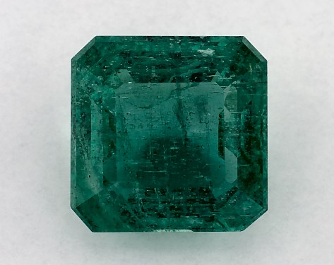 4.59 Carat Asscher Natural Green Emerald