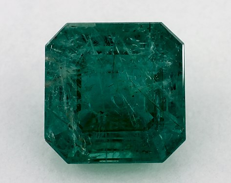 5.58 Carat Asscher Natural Green Emerald