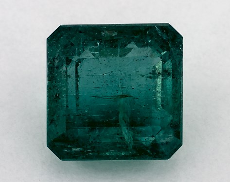4.92 Carat Asscher Natural Green Emerald