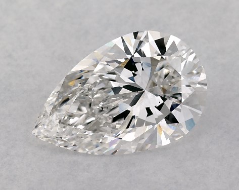 GIA 1.62 Carat F-VS1 Ideal Cut Pear Lab-Grown Diamond