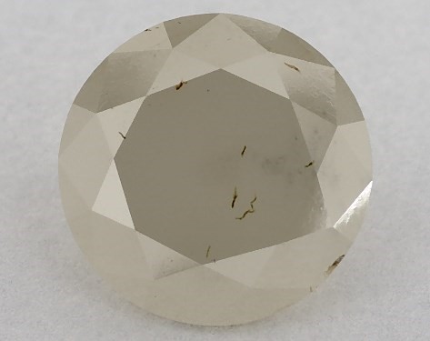 GIA 2.16 Carat Fancy White-CO Round Cut Diamond