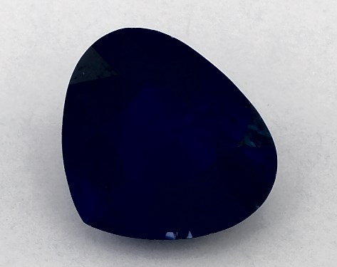 2.81 Carat Heart Natural Blue Sapphire