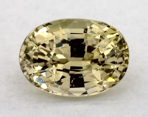 2.15 Carat Oval Natural Yellow Sapphire