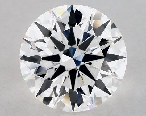 GIA 4.14 Carat G-VS1 True Hearts<sup>TM</sup> Cut Round Diamond