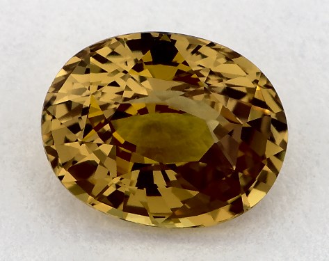 2.47 Carat Oval Natural Yellow Sapphire