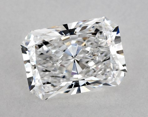 GIA 1.52 Carat D-VS1 Ideal Cut Radiant Lab-Grown Diamond