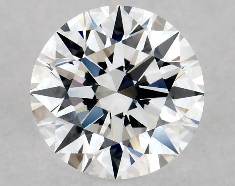 This 0.76 carat round diamond E color VVS2 clarity has Excellent proportions and a diamond grading report from GIA