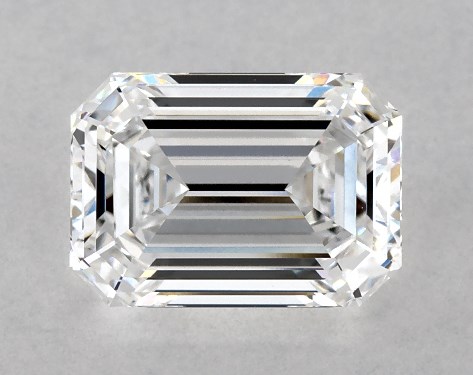 GIA 1.53 Carat D-VVS2 Ideal Cut Emerald Lab-Grown Diamond