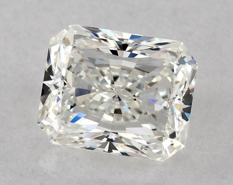 GIA 1.00 Carat H-VVS1 Ideal Cut Radiant Diamond