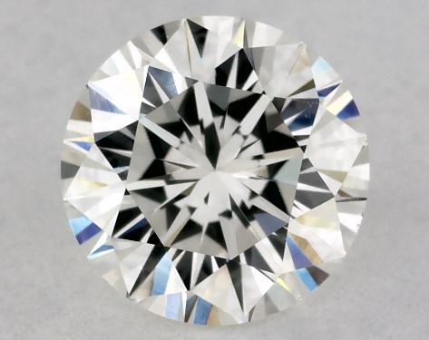 This 0.76 carat round diamond I color VS1 clarity has Very Good proportions and a diamond grading report from GIA