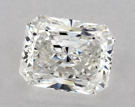 GIA 1.00 Carat H-VVS2 Ideal Cut Radiant Diamond