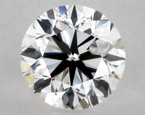 This 0.9 carat round diamond G color VVS2 clarity has Very Good proportions and a diamond grading report from GIA