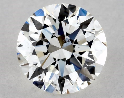 GIA 0.80 Carat H-SI1 Excellent Cut Round Diamond
