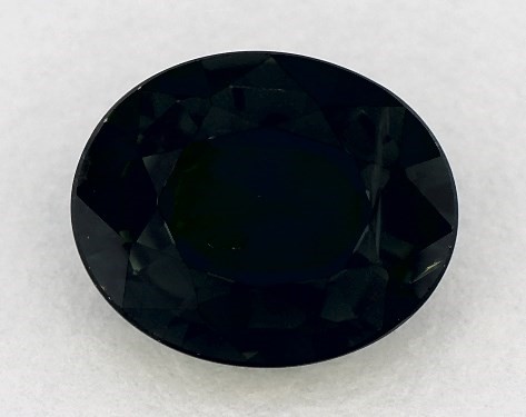 2.18 Carat Oval Natural Green Sapphire