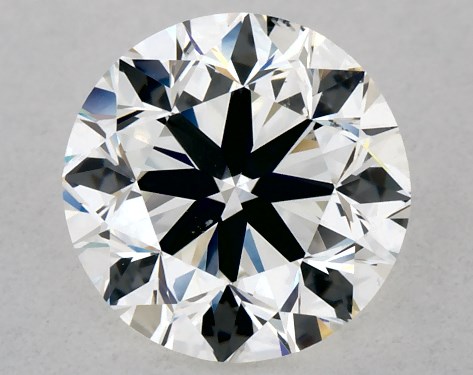 GIA 1.00 Carat H-SI1 Very Good Cut Round Diamond