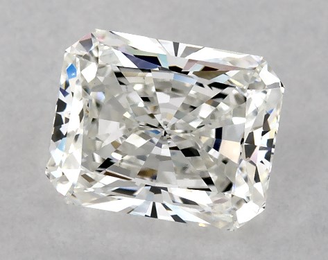 This 1 carat radiant diamond G color VS1 clarity has Ideal proportions and a diamond grading report from GIA