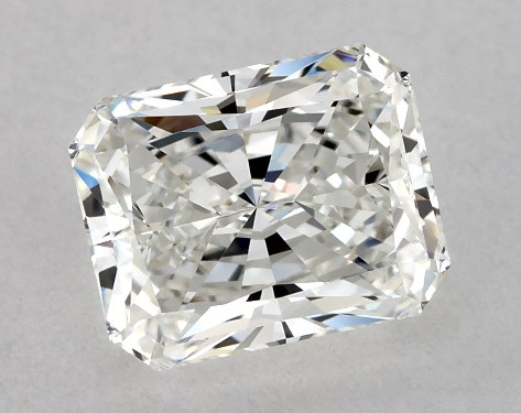 GIA 1.01 Carat H-VVS1 Ideal Cut Radiant Diamond