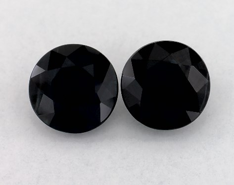 2.15 Total Carat Weight Round Natural Blue Sapphires
