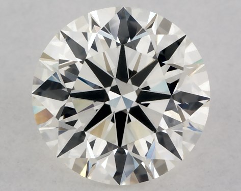 This 0.7 carat round diamond H color VS1 clarity has Ideal proportions and a diamond grading report from IGI