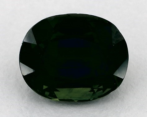 2.07 Carat Oval Natural Green Sapphire