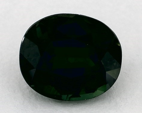 2.19 Carat Oval Natural Green Sapphire