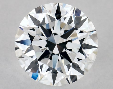 This Lab-Grown diamond 1.14 carat round D color VVS2 clarity has Ideal proportions and a diamond grading report from IGI