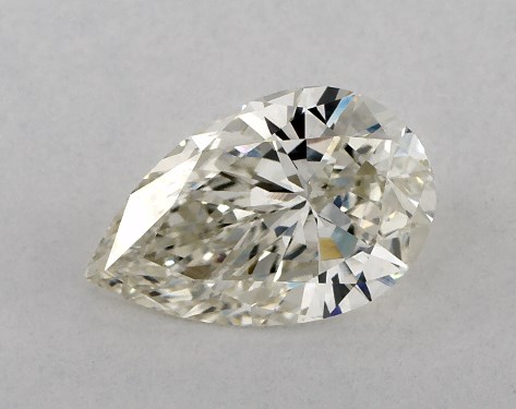 This 1.35 carat pear diamond K color VS2 clarity has Very Good proportions and a diamond grading report from GIA
