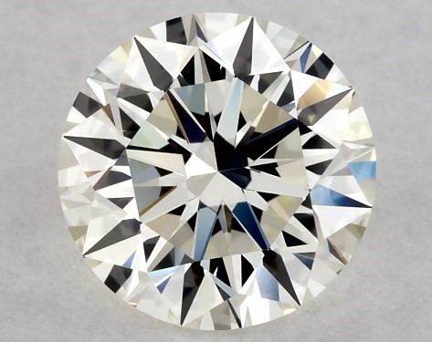 This 1.1 carat round diamond K color VVS1 clarity has Excellent proportions and a diamond grading report from GIA