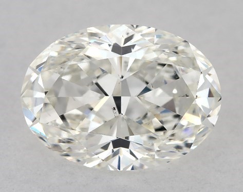 GIA 1.01 Carat H-VS2 Good Cut Oval Diamond