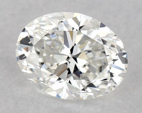 This 0.9 carat oval diamond F color VVS1 clarity has Good proportions and a diamond grading report from GIA