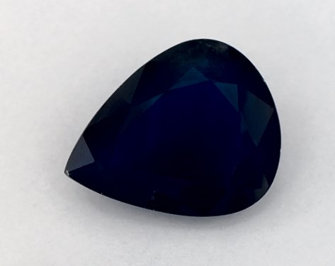 4.23 Carat Pear Natural Blue Sapphire-111576