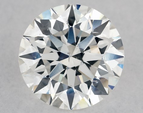 GIA 1.02 Carat H-SI1 Excellent Cut Round Diamond
