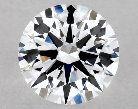 This Lab-Grown diamond 1.15 carat round D color VVS2 clarity has Ideal proportions and a diamond grading report from IGI