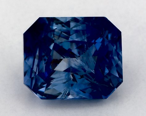 4.50 Carat Radiant Natural Blue Sapphire
