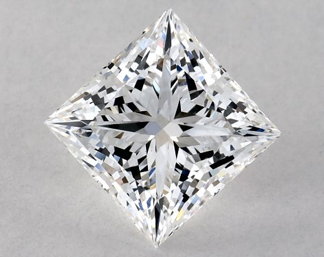 GIA 1.53 Carat E-VS1 Ideal Cut Princess Lab-Grown Diamond