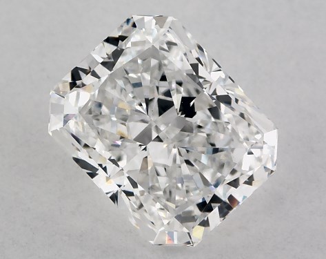 GIA 1.59 Carat E-VS1 Ideal Cut Radiant Lab-Grown Diamond