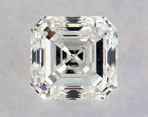 GIA 1.00 Carat H-VS2 Very Good Cut Asscher Diamond