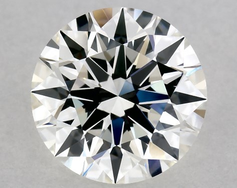 This 1.26 carat round diamond G color IF clarity has Excellent proportions and a diamond grading report from GIA