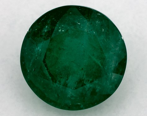 2.19 Carat Round Natural Green Emerald