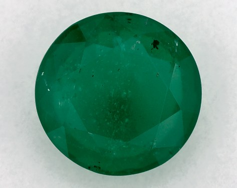 2.28 Carat Round Natural Green Emerald