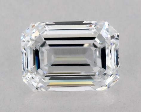 IGI 1.55 Carat E-VVS2 Ideal Cut Emerald Lab-Grown Diamond