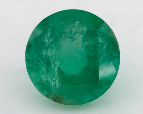 2.34 Carat Round Natural Green Emerald